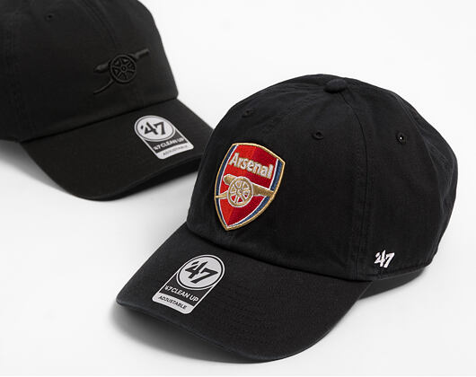 Kšiltovka '47 Brand - Clean Up Arsnfc - Arsenal FC - Black