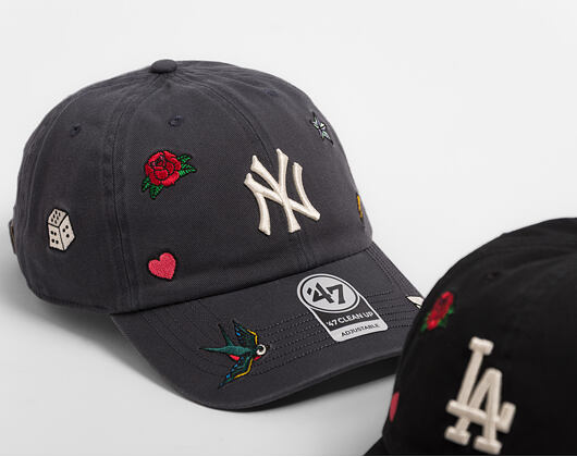 Kšiltovka '47 Brand - MLB Multi Scatter CLEAN UP - NY Yankees - Navy