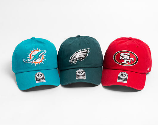 Kšiltovka '47 Brand - NFL CLEAN UP - San Francisco 49ers - Red