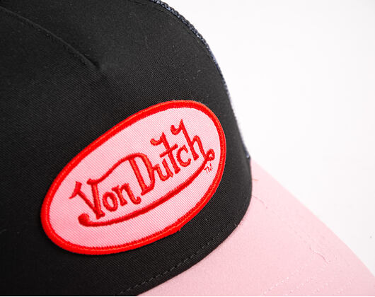 Dámská Kšiltovka Von Dutch - Baseball - Galaxy Mesh Patch - Black / Pink