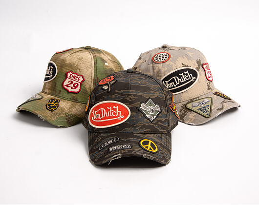 Kšiltovka Von Dutch - Baseball - Camo Patch - Camo