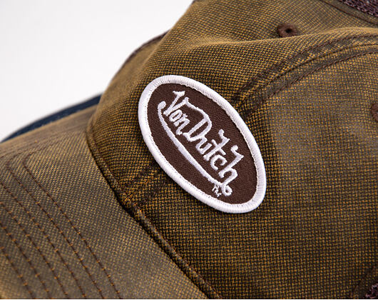 Kšiltovka Von Dutch - Baseball - Coated Cotton Patch - Green