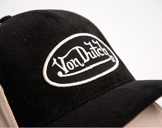 Kšiltovka Von Dutch - Baseball - Corduroy Patch Premium - Black
