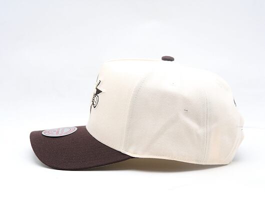 Kšiltovka Mitchell & Ness - NBA Brown And Cream Pro Snapback Hwc - Philadelphia 76ers - Cream