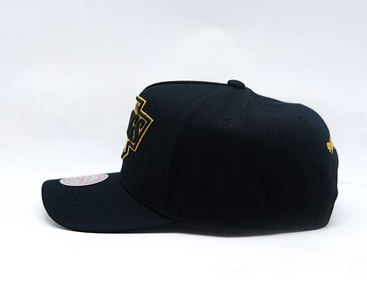Kšiltovka Mitchell & Ness - NHL Black And Gold Pro Snapback - Chicago Blackhawks - Black