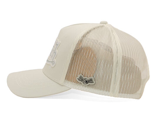 Dámská kšiltovka Von Dutch - Felt & TPU Patch Baseball - Beige