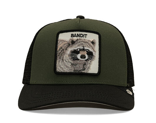 Kšiltovka Goorin - Bandit Trucker - Raccoon - Palm