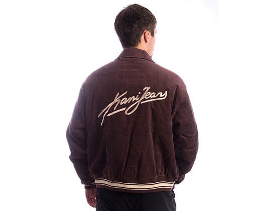 Bunda Karl Kani - Kani Jeans Corduroy Oversized College Jacket - Brown