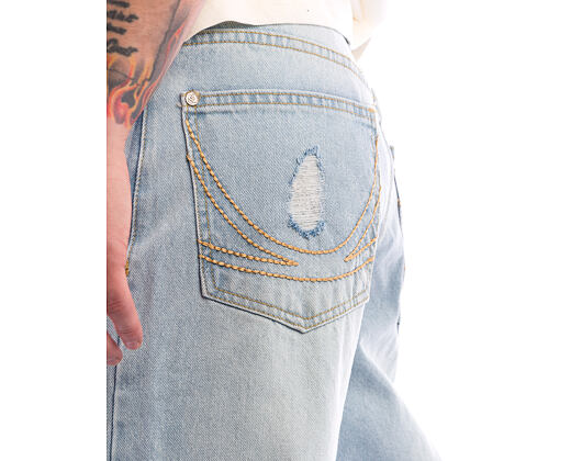 Kalhoty Karl Kani - OG Distressed Straight Leg Jeans - Blue