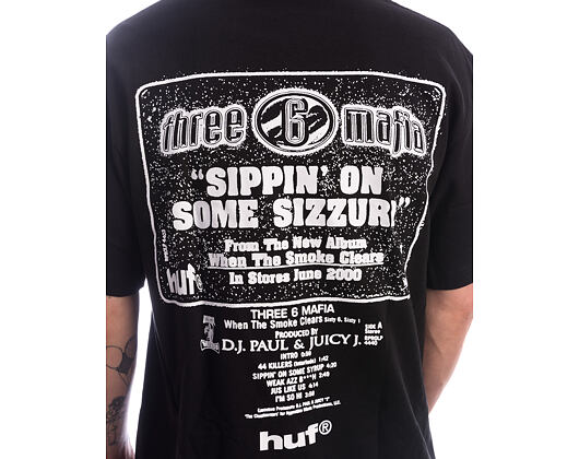 Triko Huf - Sizzurp Ss T-Shirts - Black