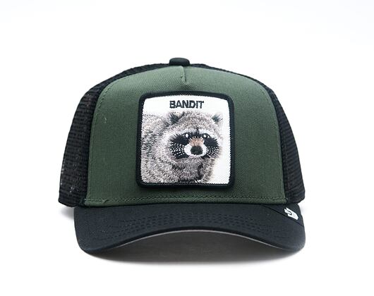 Dětská kšiltovka Goorin - Bandit Trucker Mini - Raccoon - Palm / Black