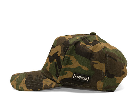Kšiltovka Capslab - Fast & Furious A-Frame - F&F Logo - Camo