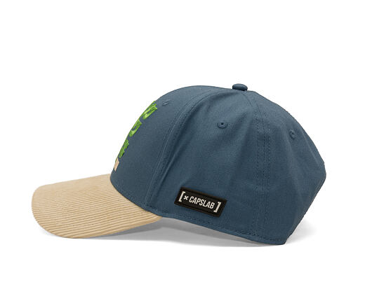 Kšiltovka Capslab - Boruto A-Frame - Kawaki - Blue / Beige Corduroy
