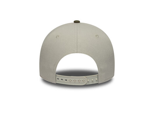 Kšiltovka New Era - MLB Suede Visor 9FORTY A-Frame - LA Dodgers - Stone / New Olive