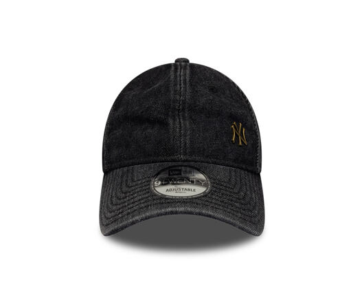 Kšiltovka New Era - MLB Washed Denim Pin 9TWENTY - NY Yankees - Black