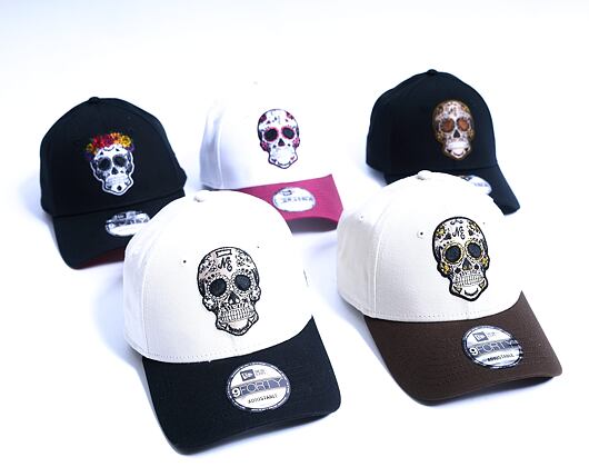 Kšiltovka New Era - Branded Skull Pack 9FORTY - Black / Brown
