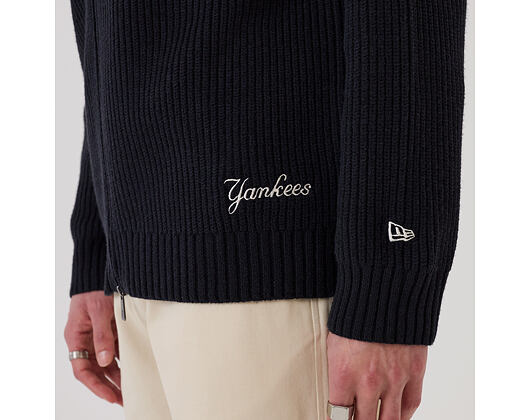 Svetr New Era - MLB Zip Knitwear - NY Yankees - Navy