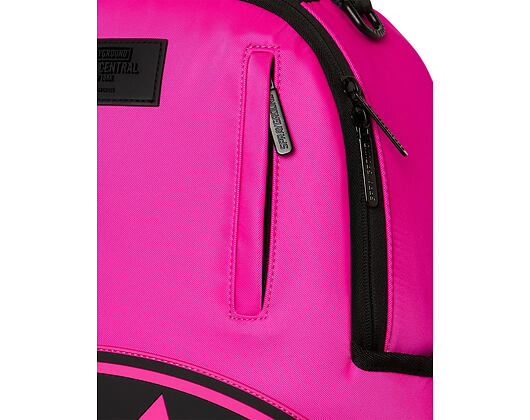 Batoh Sprayground - Shark Central White Stencil Shark Pink Nylon Backpack