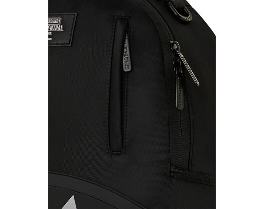 Batoh Sprayground - Shark Central Black Nylon Gray Embossed Backpack