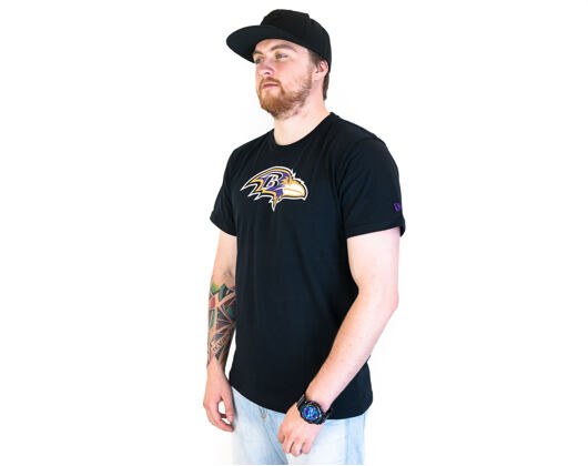 Triko New Era NFL Team Logo Baltimore Ravens Black