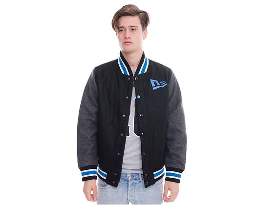Bunda New Era FF Varsity Black/Blue Logo