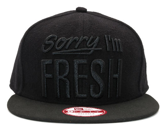 Kšiltovka New Era Sorry I'm Fresh Black Snapback