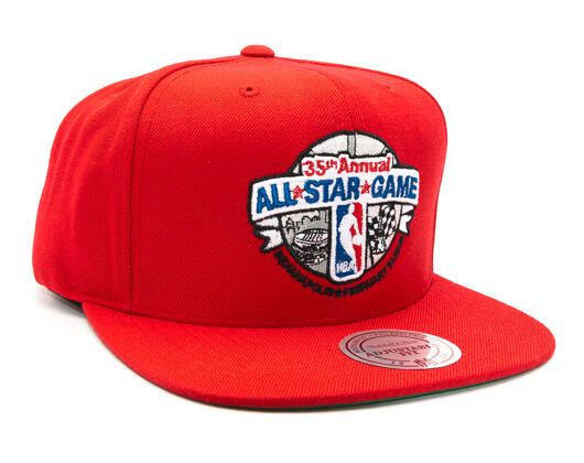 Kšiltovka Mitchell & Ness 35th Annual All Star Game Red Snapback