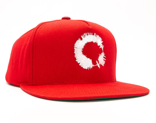 Kšiltovka Snapbacks.cz Classic Red Vibration ÓČKO Snapback