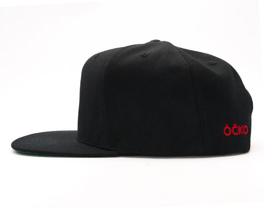 Kšiltovka Snapbacks.cz Ultimate Black Coil ÓČKO Snapback