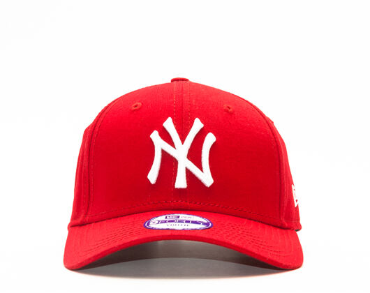 Dětská Kšiltovka New Era League Basic New York Yankees Scarlet/White OLD