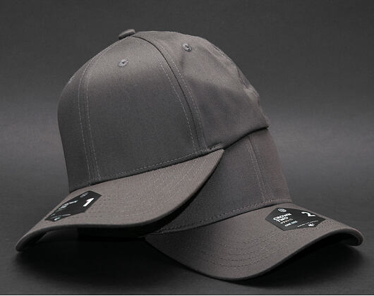 Kšiltovka State of WOW Crown 2 Baseball Dark Grey Velcro Strapback