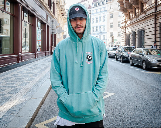 Mikina s kapucí Pink Dolphin 8 Ball Hoodie Aqua
