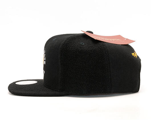 Kšiltovka Mitchell & Ness Tonal Texture French Terry Golden State Warriors Black Snapback