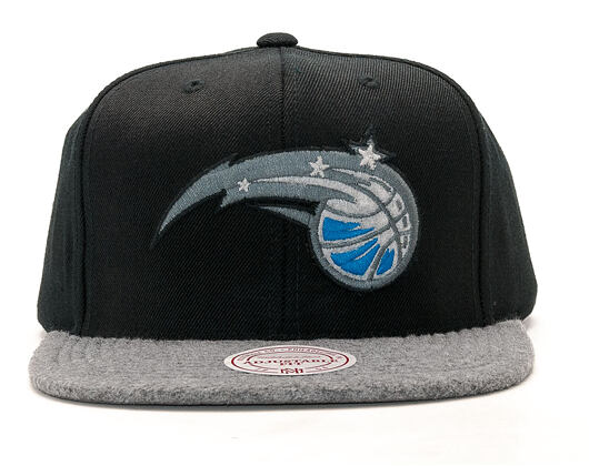 Kšiltovka Mitchell & Ness Fuzz 2 Tone Orlando Magic Black/Grey Heather Snapback