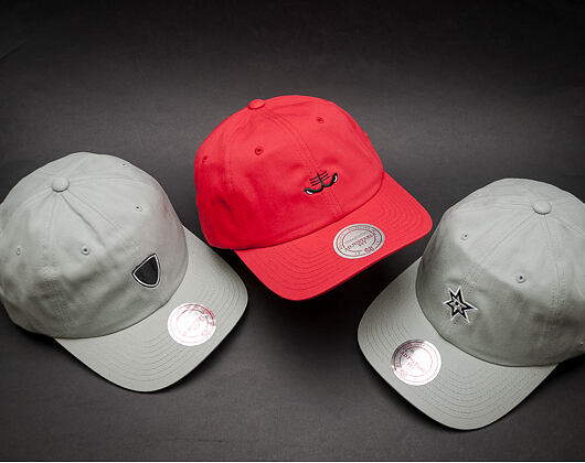 Kšiltovka Mitchell & Ness Elements Dad Hat Brooklyn Nets Grey Strapback