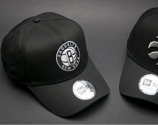 Kšiltovka New Era Team A Frame Brooklyn Nets Black Snapback