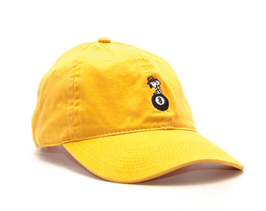 Kšiltovka HUF Peanuts Spike 8 Ball Curve Brim Gold Strapback