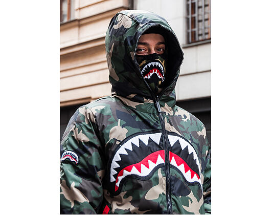 Kukla Sprayground Mouth Shark Ski Mask Camo