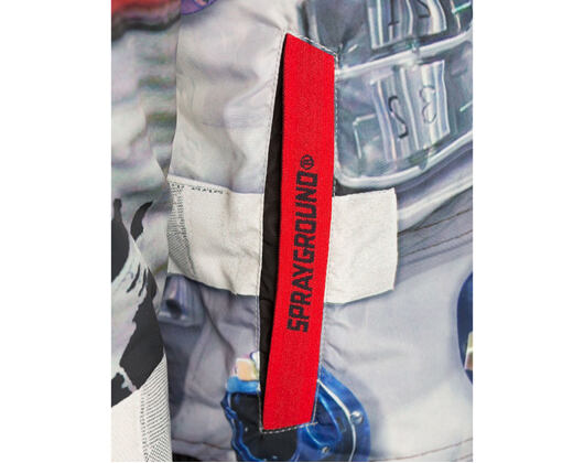 Oboustranná zimní péřová bunda Sprayground Astronaut Patches Reversible Multicolor