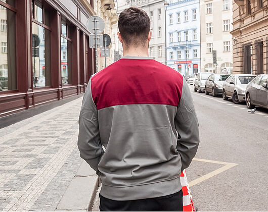 Mikina New Era Border Edge Crew Neck Philadelphia Phillies Grey/Burgundy/White