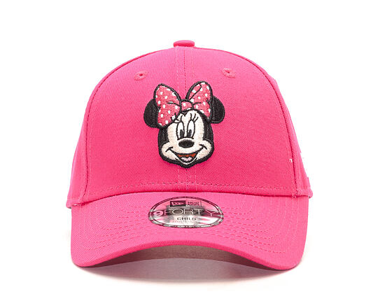 Dětská Kšiltovka New Era Hero Essential Minnie Mouse 9FORTY Child Pink Strapback