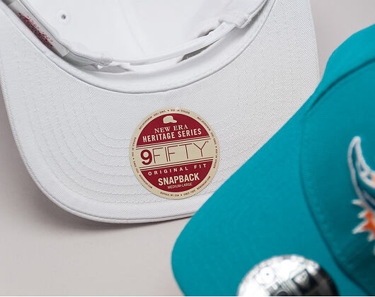 Kšiltovka New Era Heritage Aframe Miami Dolphins 9FIFTY White Snapback