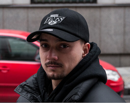 Kšiltovka Mitchell & Ness Throwback Los Angeles Kings Black Snapback