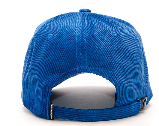 Kšiltovka Pink Dolphin Rare Corduroy Structured Blue Zipback