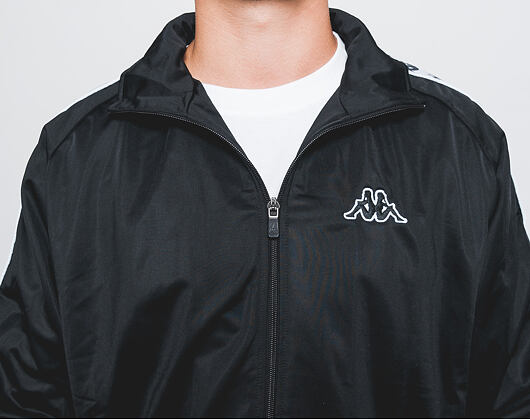 Mikina Kappa Banda Anniston Black/White