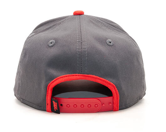 Kšiltovka New Era Suede Visor Manchester United Grey 9FIFTY Snapback