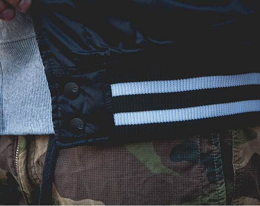 Bomber Champion Reverse Weave Black