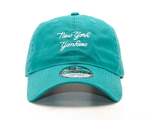 Kšiltovka New Era Sunbleach Unstructured New York Yankees 9FORTY Northwest Green Strapback