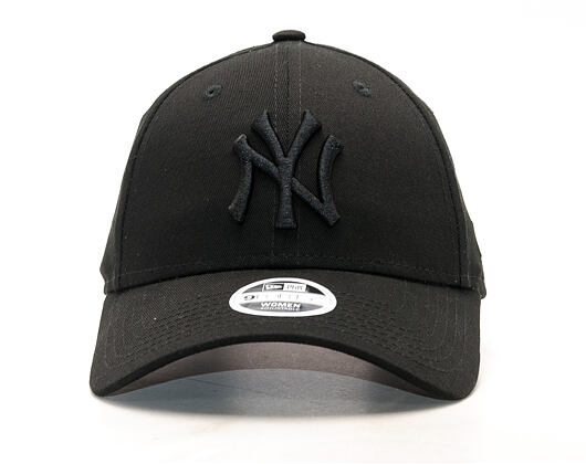 Dámská Kšiltovka New Era League Essential New York Yankees 9FORTY Black/Black Strapback