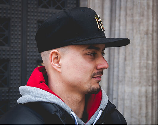 Kšiltovka New Era Camo Metal Logo New York Yankees 9FIFTY Black Snapback